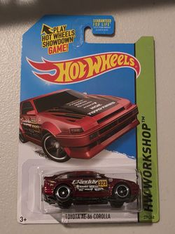 Hotwheels Toyota Ae-86 Corolla Super Treasure Hunt