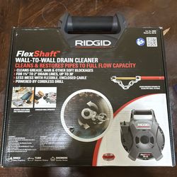 ridgid k9-12 flexshaft wall-to-wall drain cleaner