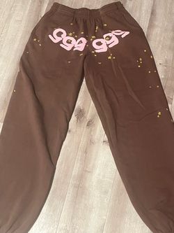 Brown Sp5der 555 sweats