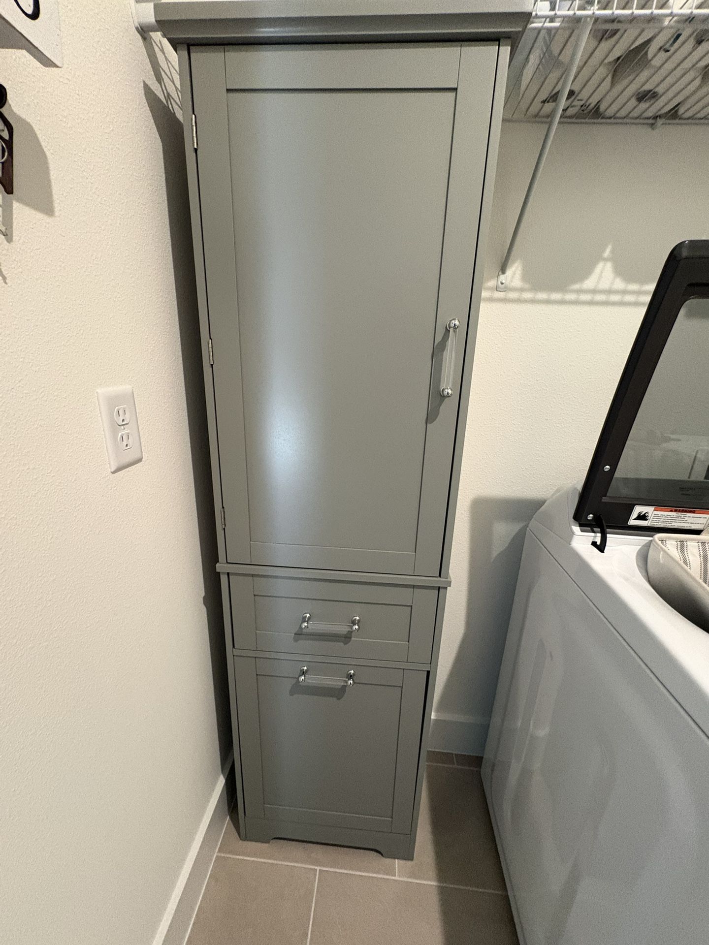 Storage Cabinet 68” High18 1/2” Wide 12” Deep