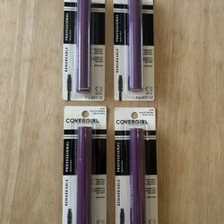 (4) COVERGIRL Pro Remarkable Mascara #210/#200 BLACK BROWN/Very Black 9 ML