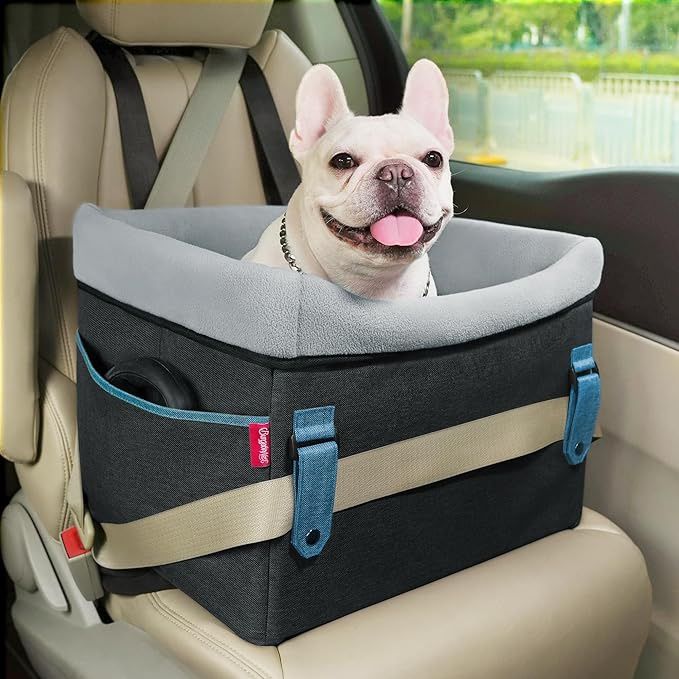 Dog Booster Car Seat for Small Dogs - Cozy, Safe, and Travel-Ready