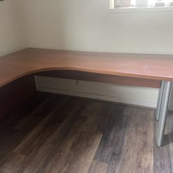 L-Shape Desk - 78” W x 4’D x 29”H