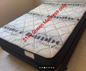 $170  Queen Mattress Only Brand New Free Delivery Same Day