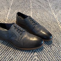 Ben Sherman Men’s Dress Shoes Size 11 – Gray/Black Ombre, Slip-On Elastic Laces