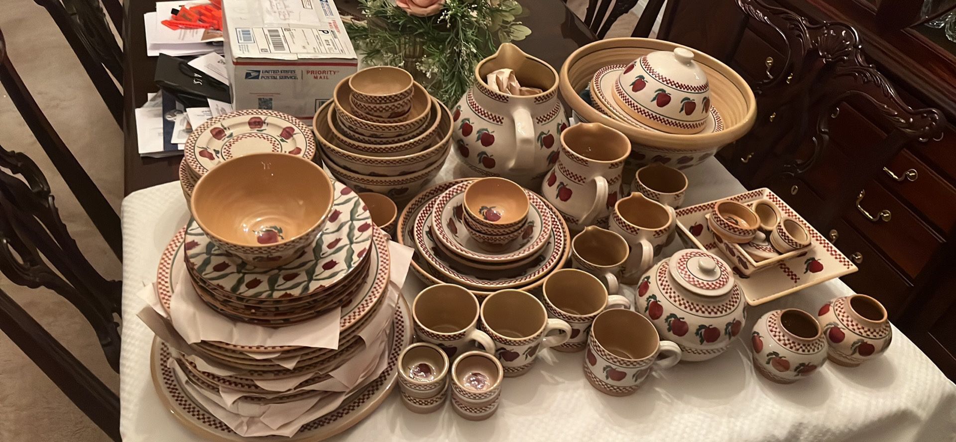 Rare Pottery China Set 