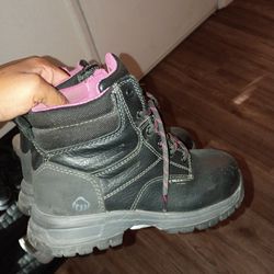 Steel toe boots women