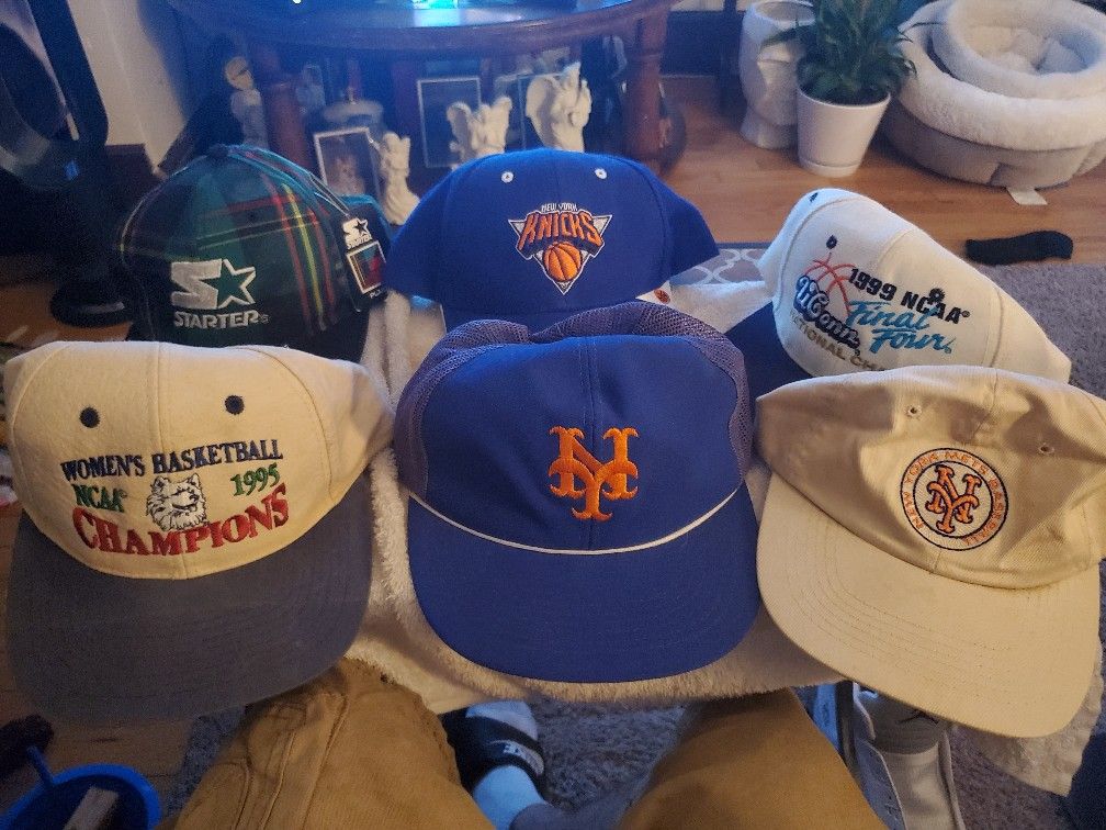 Vintage Hats And Rain Jacket