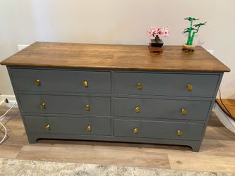 Solid wood dresser