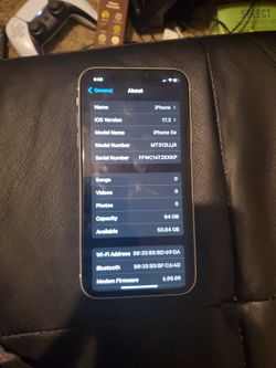 White Iphone XR Unlocked 64GB