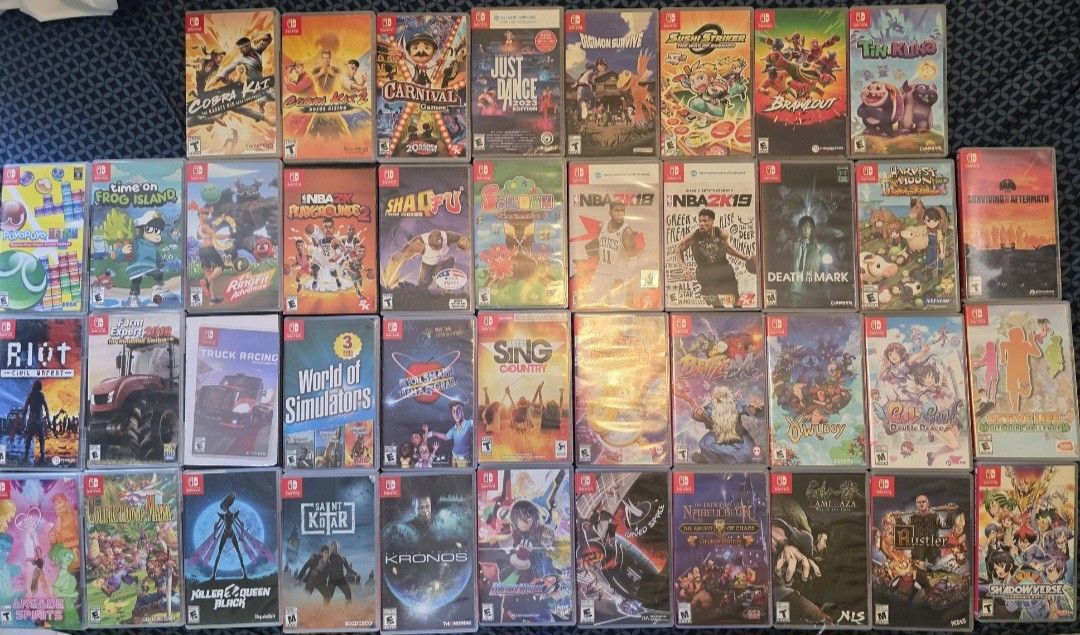 Nintendo Switch games $20