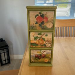 Pretty Three Drawer Organizer