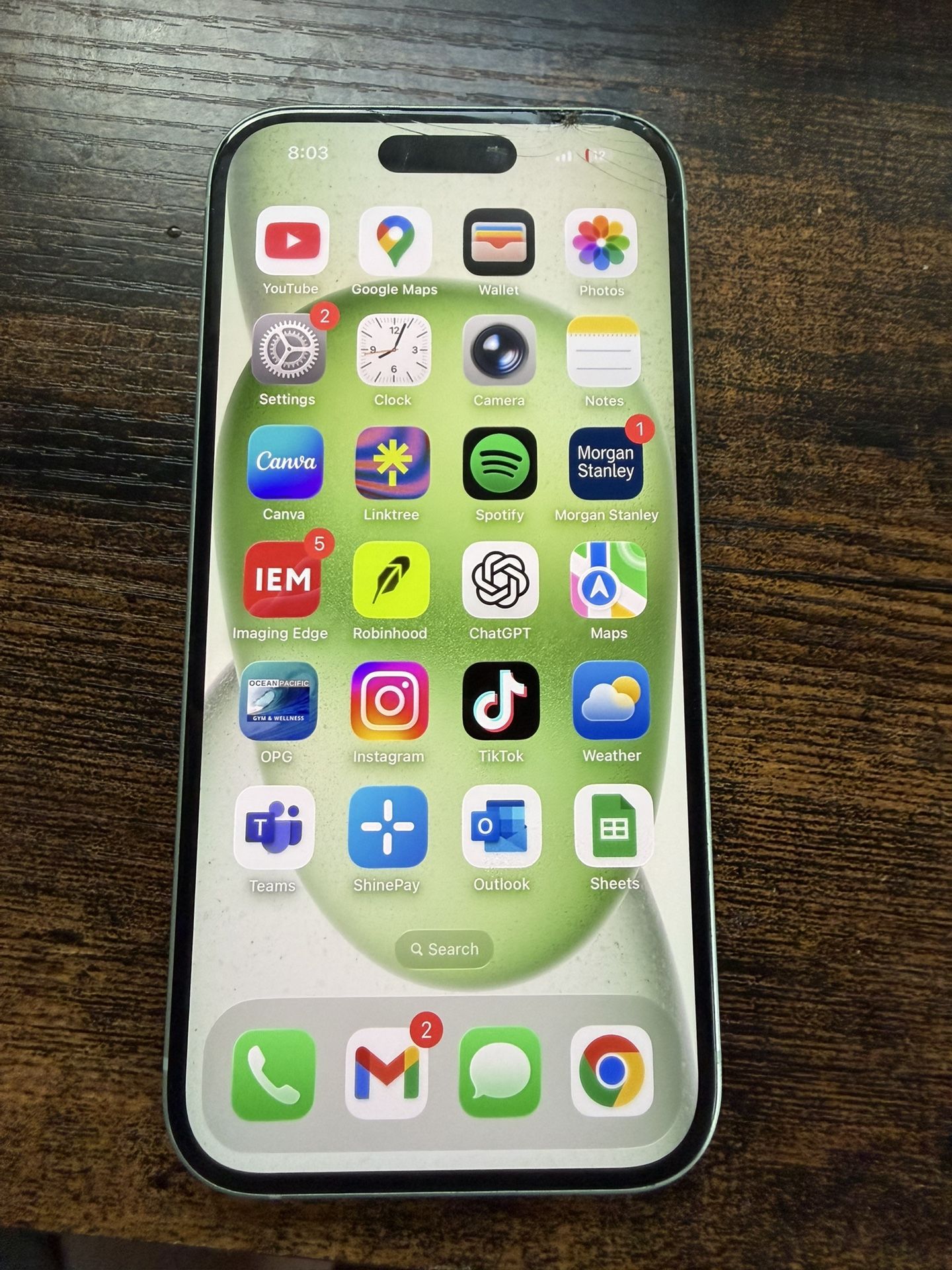 iPhone 15 256GB - green