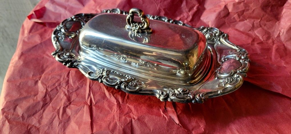 Silver Butter Dish