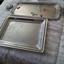 To Silver Jewelry Or Makeup Or Perfume Trays