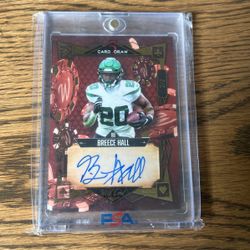Breece Hall Wild Card Rookie Autograph 2/2(2 In The World!)