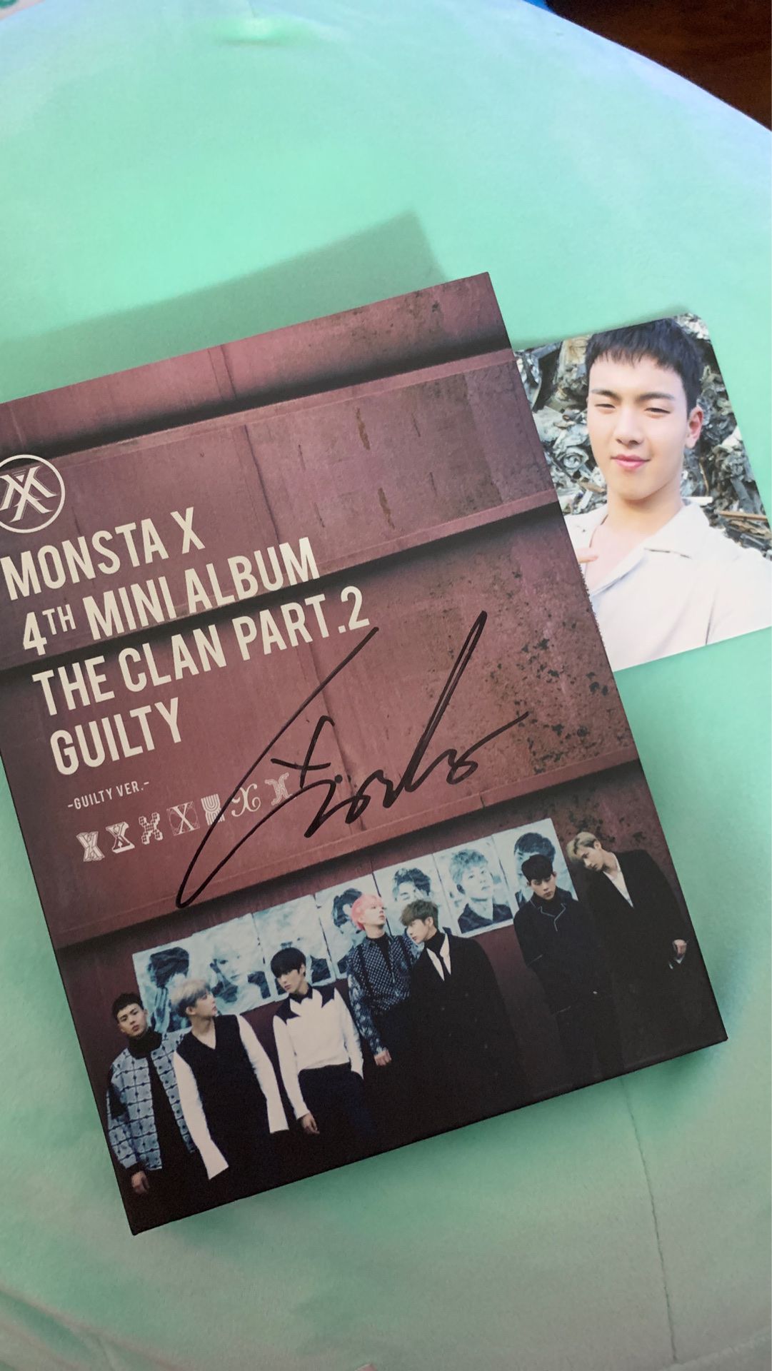 Wonho Signed Monsta X The Clan Pt. 2 | Guilty Version