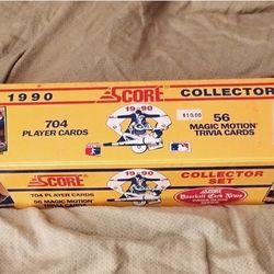 Collector Baseball Cards- 1990- Unopened
