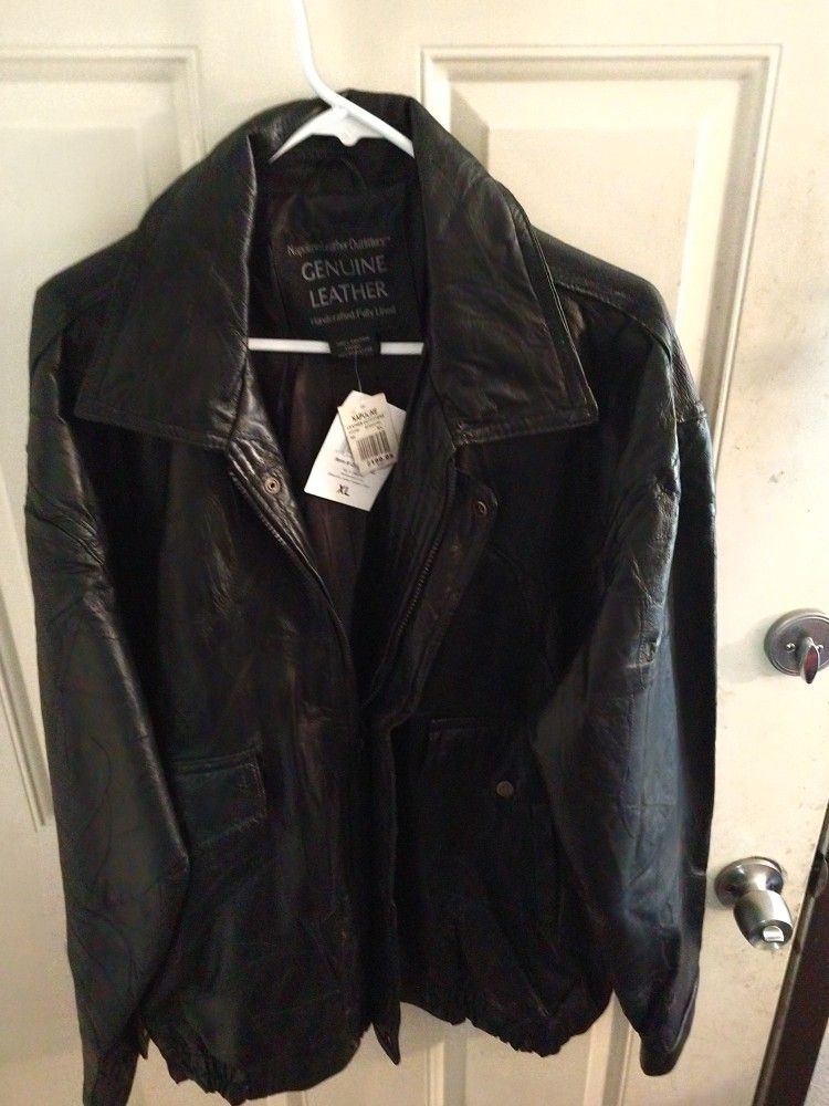 Extra Large Leather Jacket Brand New With Retail Price Tag We Are Not Asking That