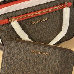 Crossbody Michael Kors y Wallet 