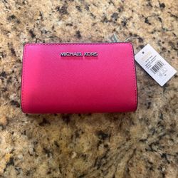 Michael Kors Pink Wallet New!