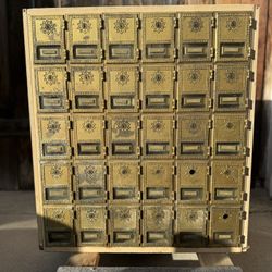 Vintage Post Office Box