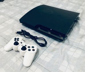 Sony PlayStation 3 ps3 slim console & Controller & Charger please read Description check out photos