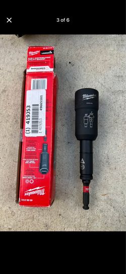 New Milwaukee 3-in-1 utility socket lineman’s shockwave asking $175