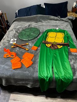 Michelangelo TMNT Halloween Costume Set Adult Small $30