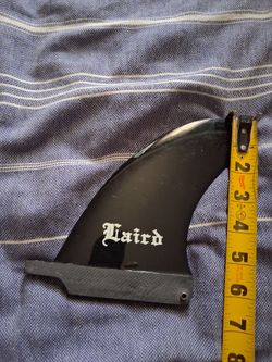 Black 5 1/2 LAIRD Surfboard Fin