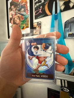 *NEW* One Piece Luffy LA Dodgers Don Card