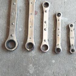 RATCHET SET MADE IN USA IN GOOD CONDITION