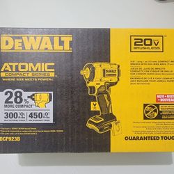 Dewalt Atomic 3/8 Impact Wrench Tool Only New 