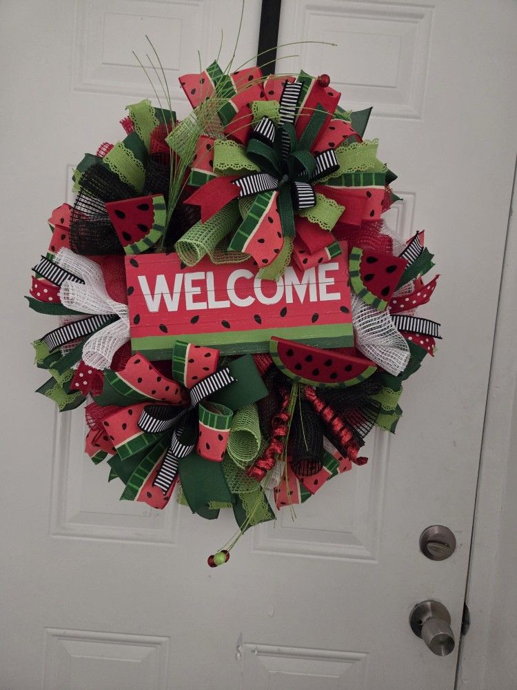 Watermelon Wreath
