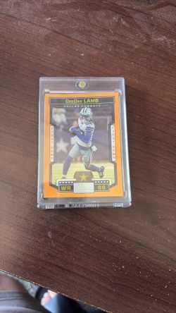 Ceedee Lamb Orange Parallel 