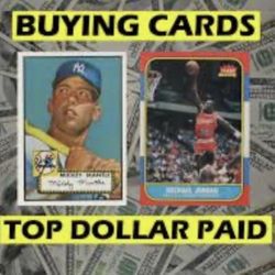 Sports Card Collections - Baseball Basketball Football 