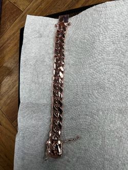 Rose gold Cuban link