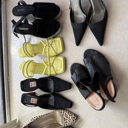 6 Pairs Women’s Pump Sandals 