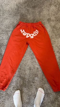 Real Spider Worldwide Orange Sweatpants