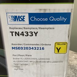Yellow Toner - TN 433Y for Brother Printer