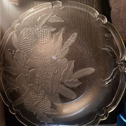 Jingle Bells Clear 13 In Serving Plate