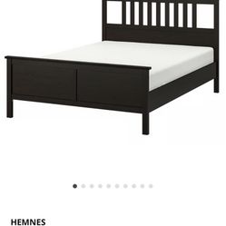 IKEA Hemnes Queen Bed Frame And Leesa Mattress 