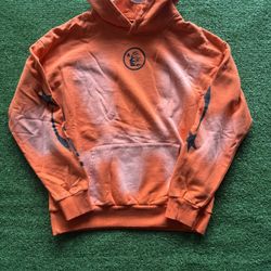 HELLSTAR ORANGE NFC TAG PULLOVER HOODIE