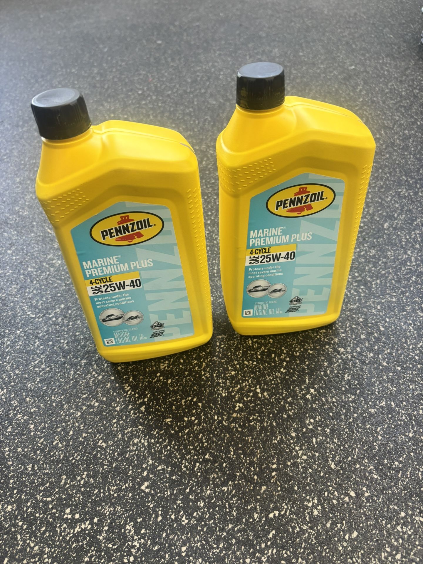 Penzoil Marine Premium Plus 25W-40 Engine Oil – 2 Qts – NEW
