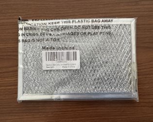 Microwave Grease Filters Replacement  ( Pack of 5) 5.12” x 7.64”