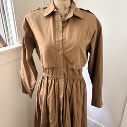 Anne Klein Khaki Dress - Size 10