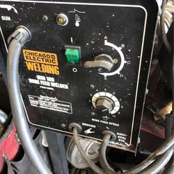 Welder And Bench 