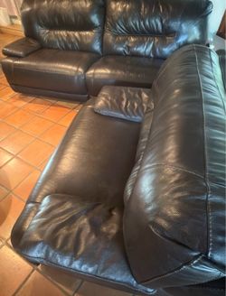 Recliner leather Sofa & Love seat