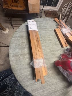 New walnut wood 24 unfinished pieces $60 - scroll pix for sizes