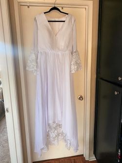 Long White Lace Wedding Dress/formal Dress